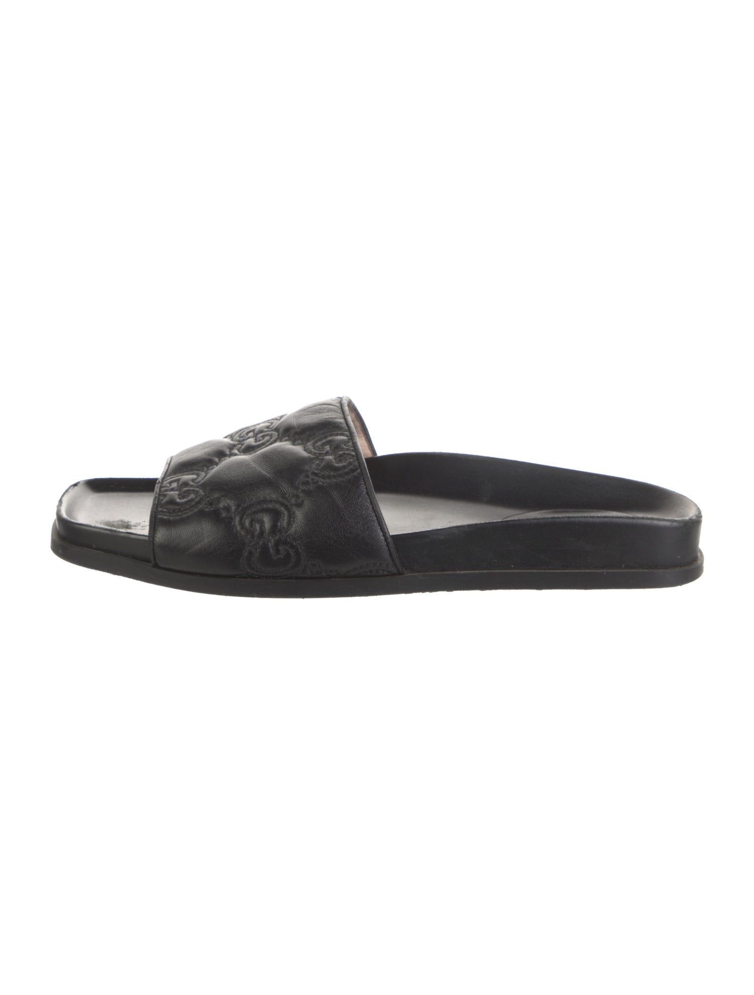 Gucci Leather Slides